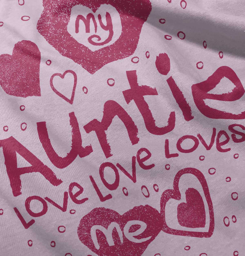 Auntie Loves Me Romper Bodysuit-Direct To Garment Print-Brisco Baby