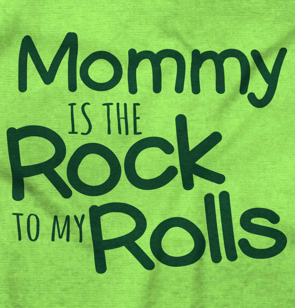 Rock To My Rolls Romper Bodysuit-Direct To Garment Print-Brisco Baby