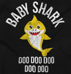 Cartoon Baby Shark Romper Bodysuit-Direct To Garment Print-Brisco Baby