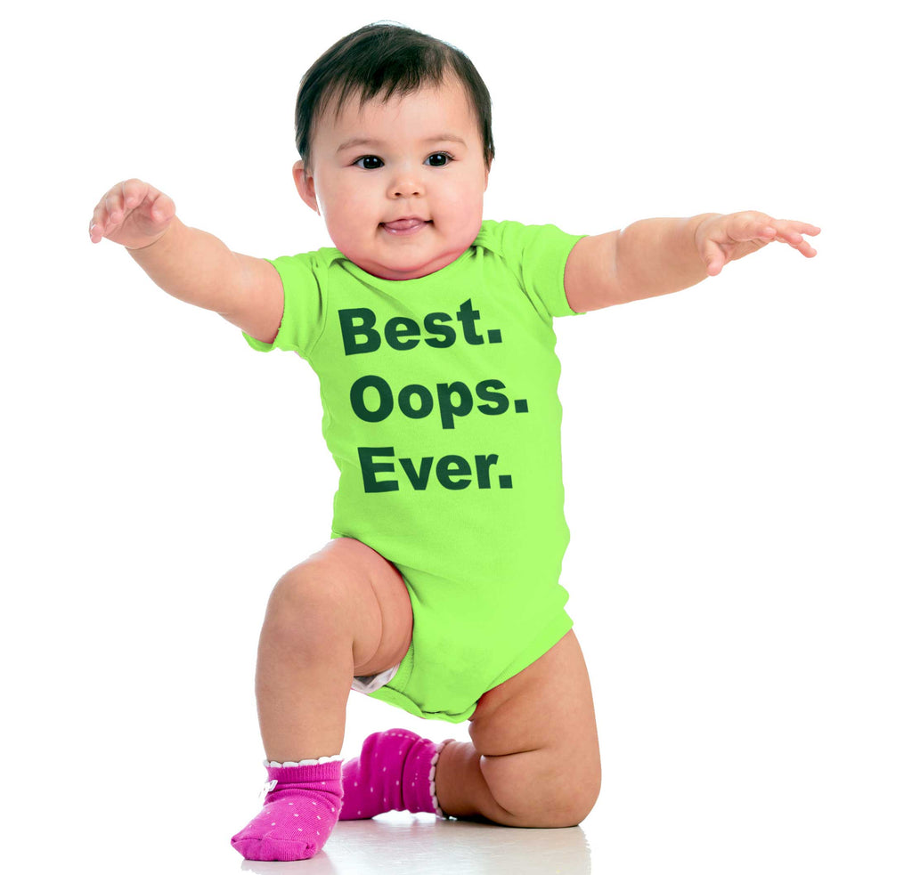 Best Oops Ever Romper Bodysuit-Direct To Garment Print-Brisco Baby