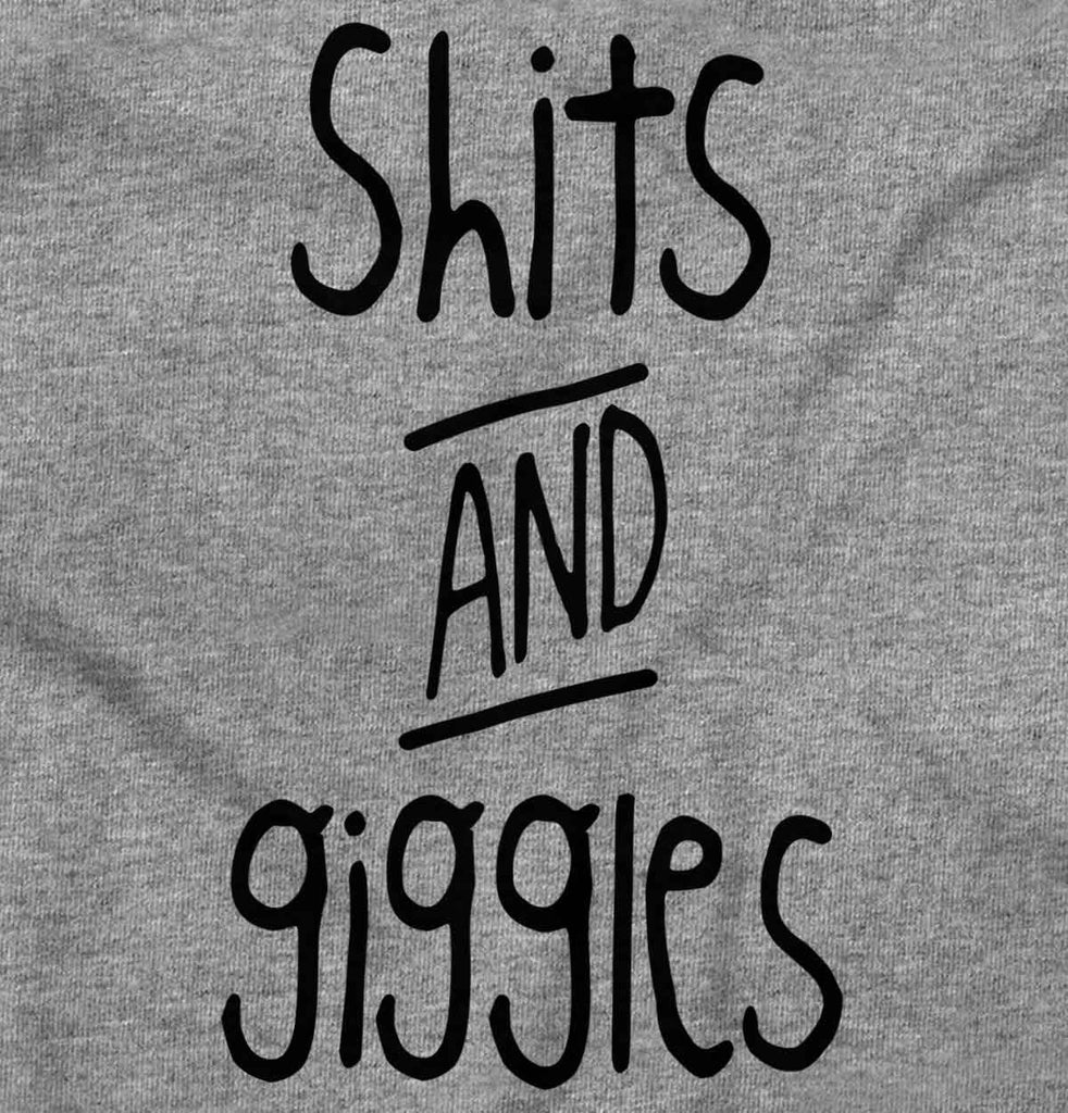 Shits and Giggles Infant Toddler T Shirt-Direct To Garment Print-Brisco Baby