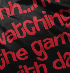 Watching the Game Baby Polka Dot Skirt Dress-Direct To Garment Print-Brisco Baby