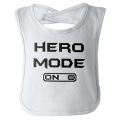 Batman Mode Infant Baby Bib-Direct To Garment Print-Brisco Baby