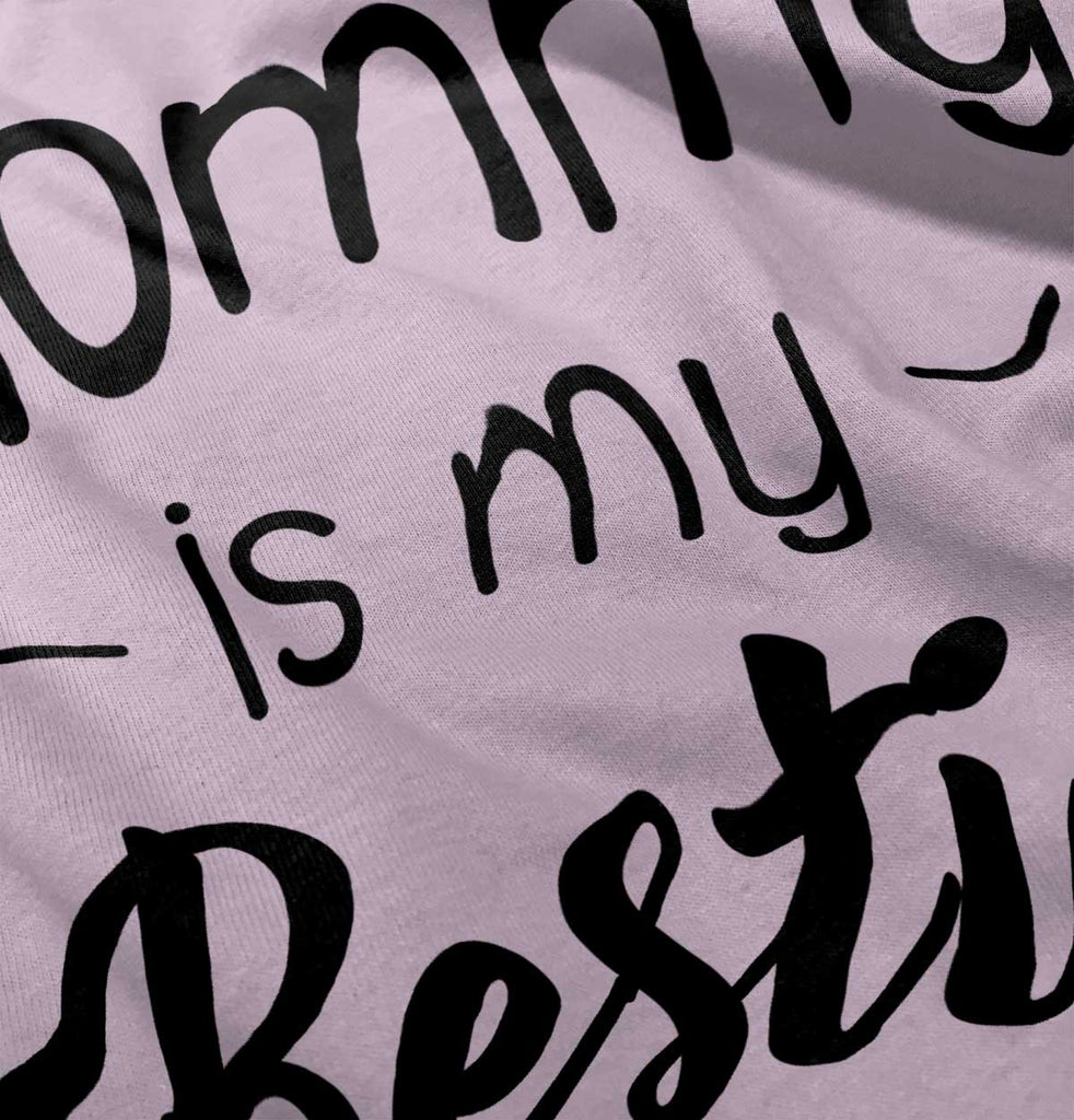 Mommy Is My Bestie Infant Baby Bib-Direct To Garment Print-Brisco Baby