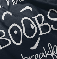 I Had Boobs Infant Toddler T Shirt-Direct To Garment Print-Brisco Baby