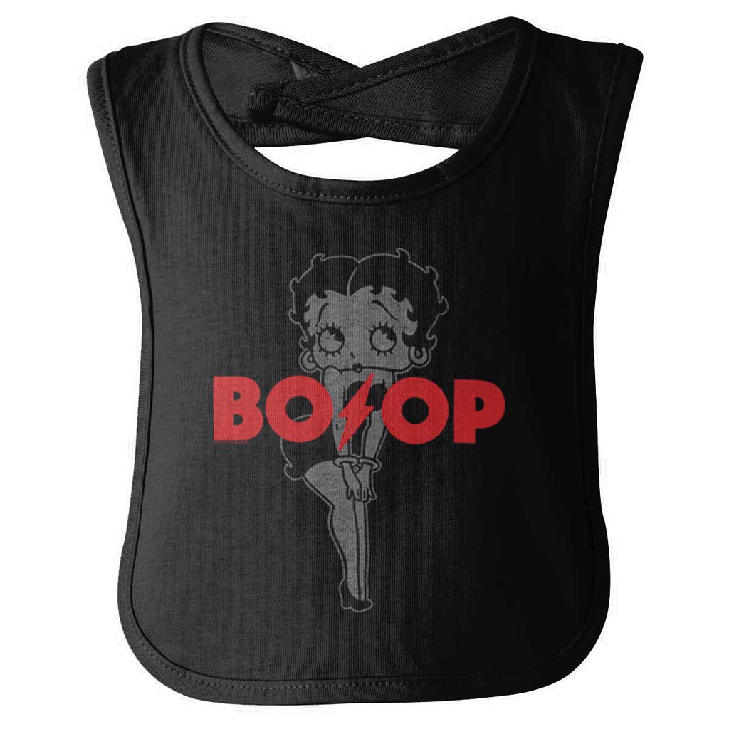 ACDC Boop Infant Baby Bib-Direct To Garment Print-Brisco Baby