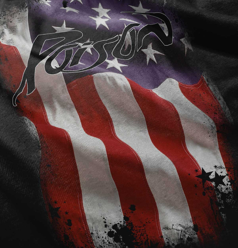 USA Poison Infant Baby Bib-Direct To Garment Print-Brisco Baby