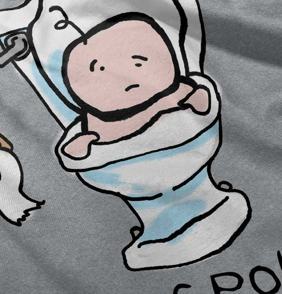 Baby Toilet Infant Toddler T Shirt-Direct To Garment Print-Brisco Baby