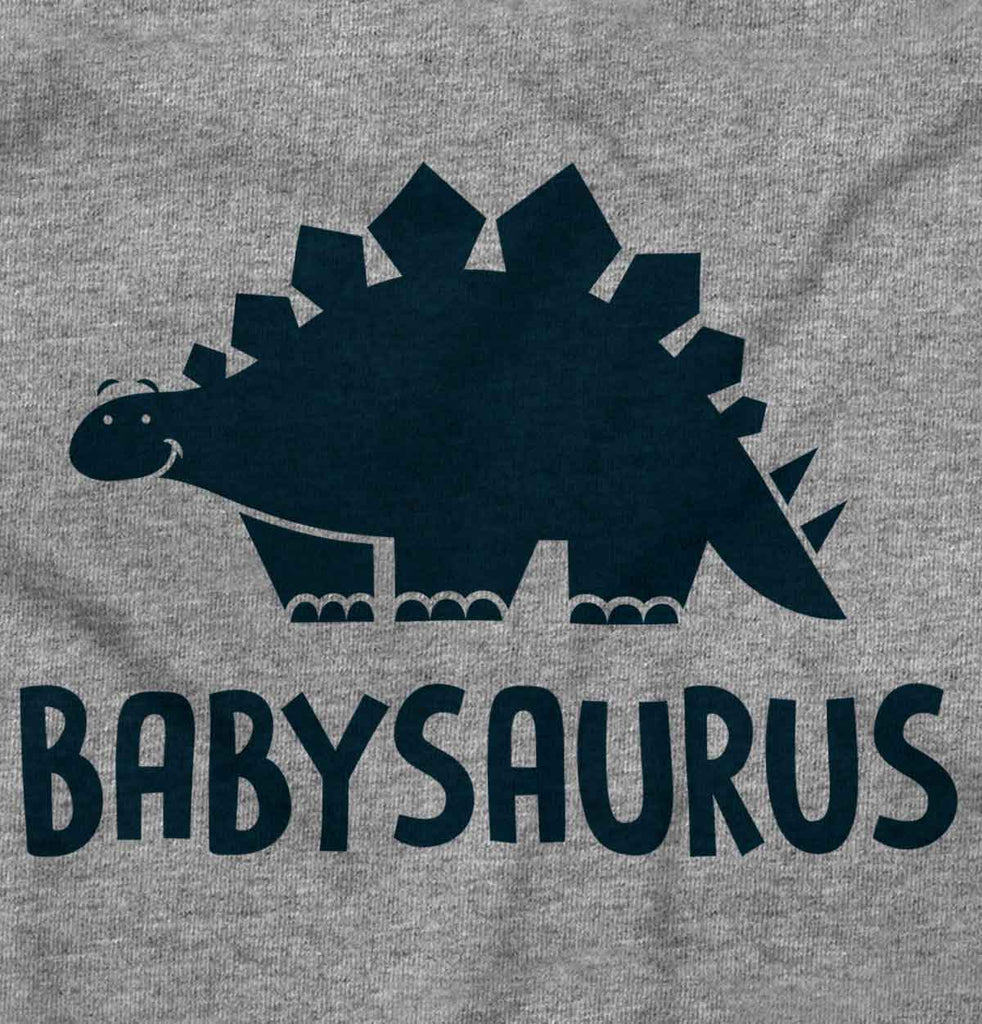 Babysaurus Raglan Romper Bodysuit-Direct To Garment Print-Brisco Baby