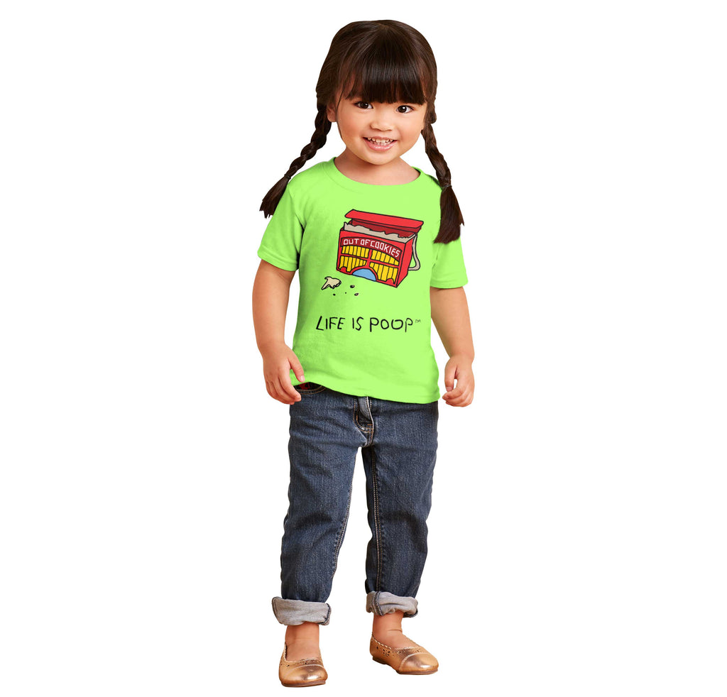 Out of Cookies Infant Toddler T Shirt-Direct To Garment Print-Brisco Baby