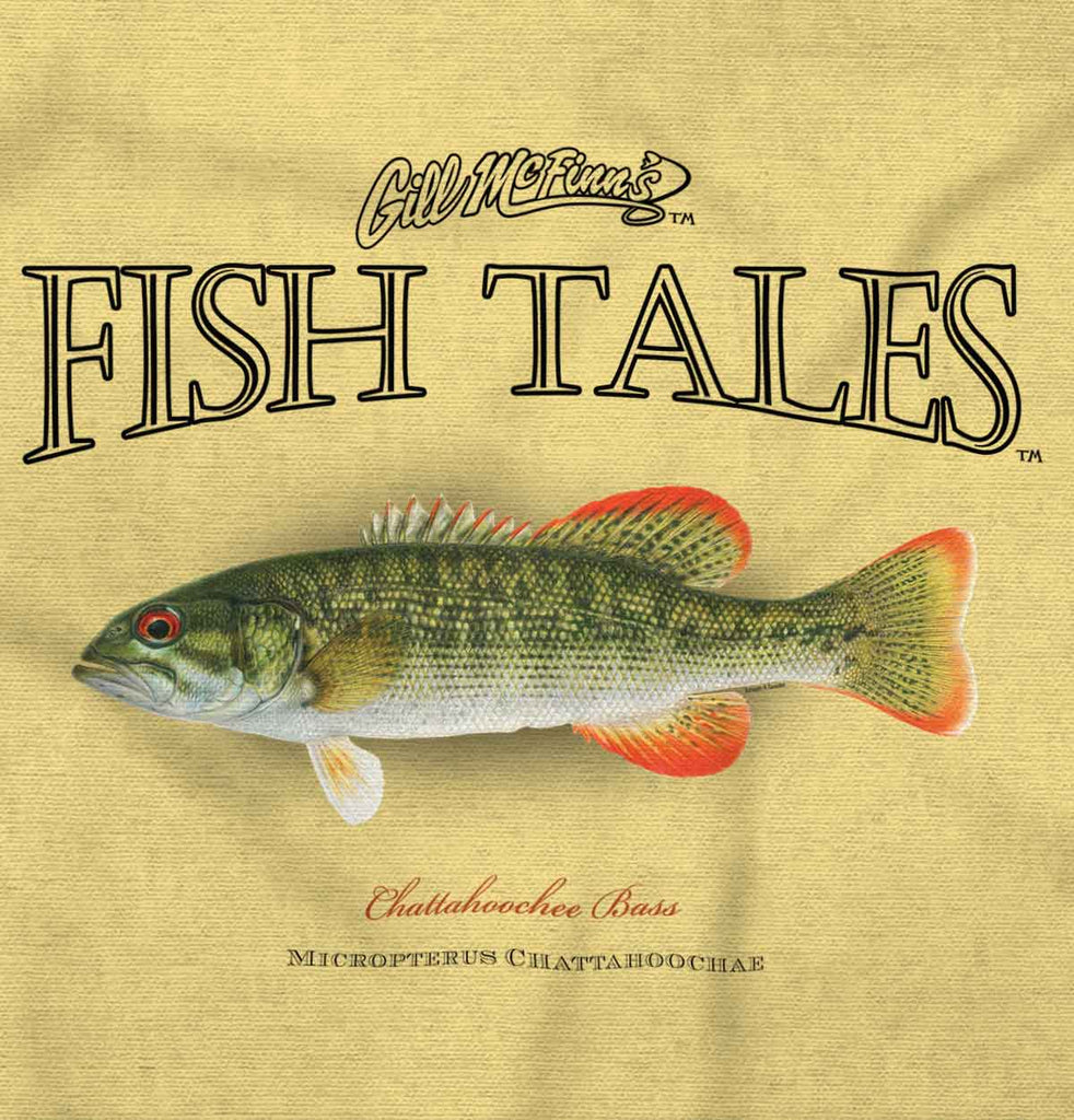 Chattahoochee Bass Infant Toddler T Shirt-Direct To Garment Print-Brisco Baby