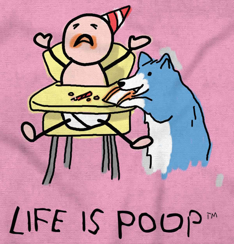 Dog Baby Food Infant Toddler T Shirt-Direct To Garment Print-Brisco Baby