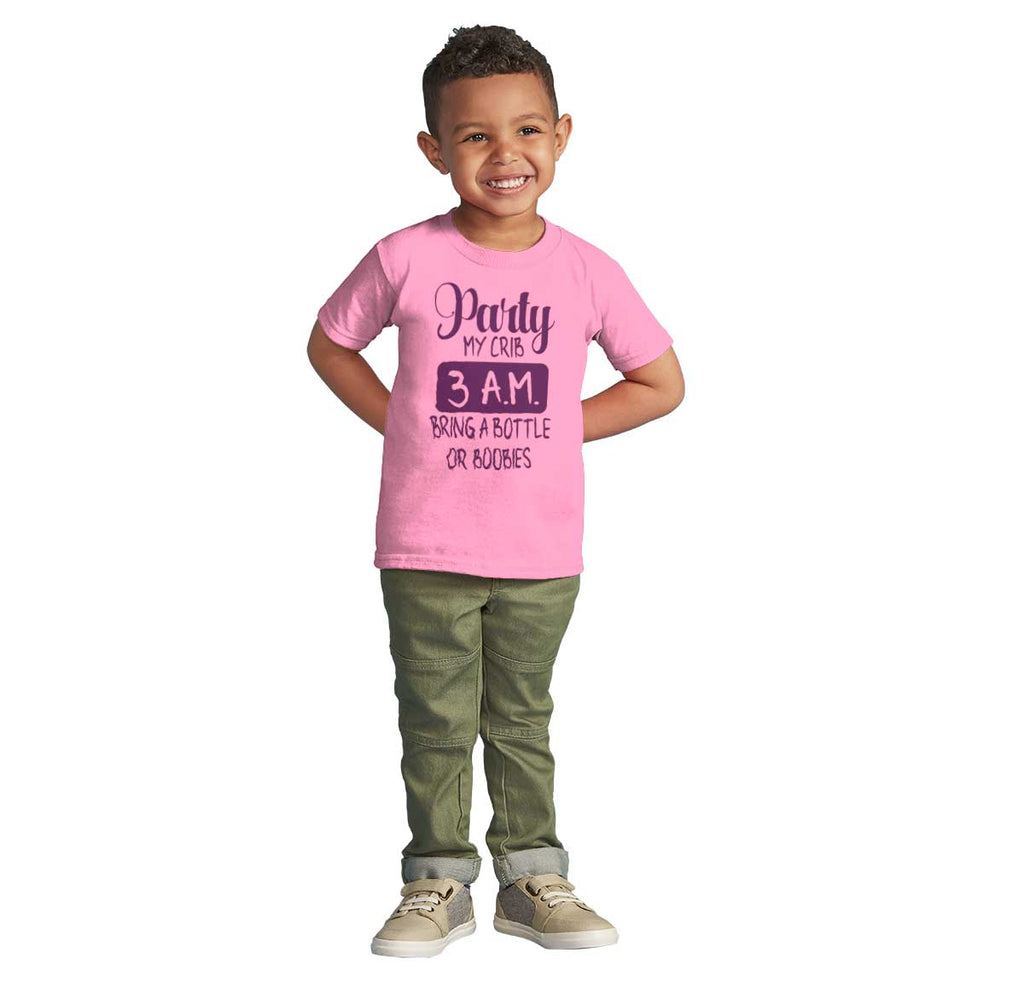 Party At My Crib Infant Toddler T Shirt-Direct To Garment Print-Brisco Baby