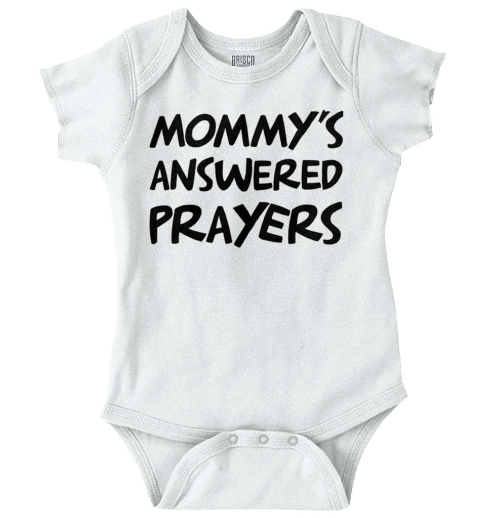 Mommy's Answered Prayer Romper Bodysuit-Direct To Garment Print-Brisco Baby