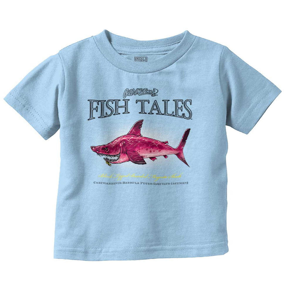 Black Tipped Bearded Infant Toddler T Shirt-Direct To Garment Print-Brisco Baby