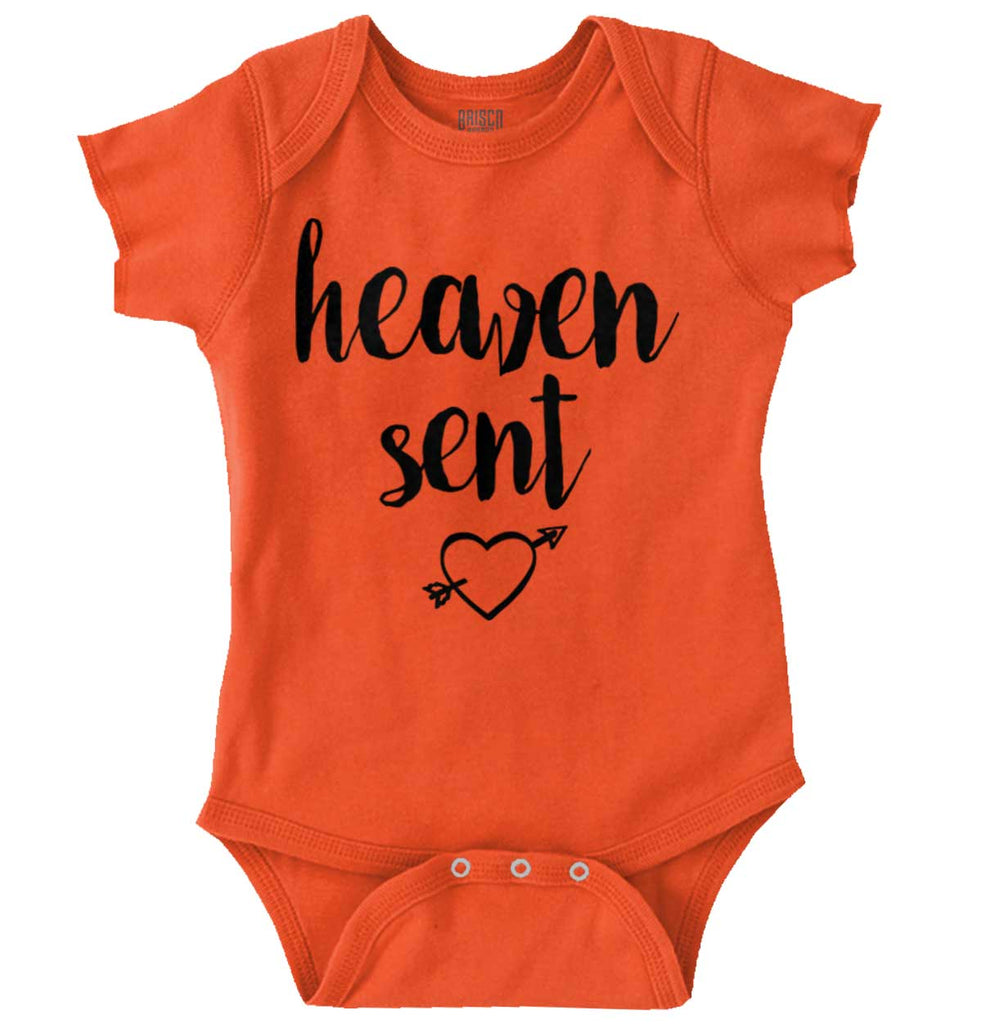 Heaven Sent Romper Bodysuit-Direct To Garment Print-Brisco Baby