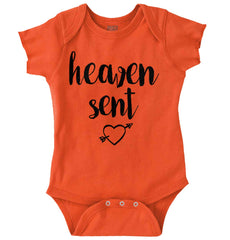 Heaven Sent Romper Bodysuit-Direct To Garment Print-Brisco Baby