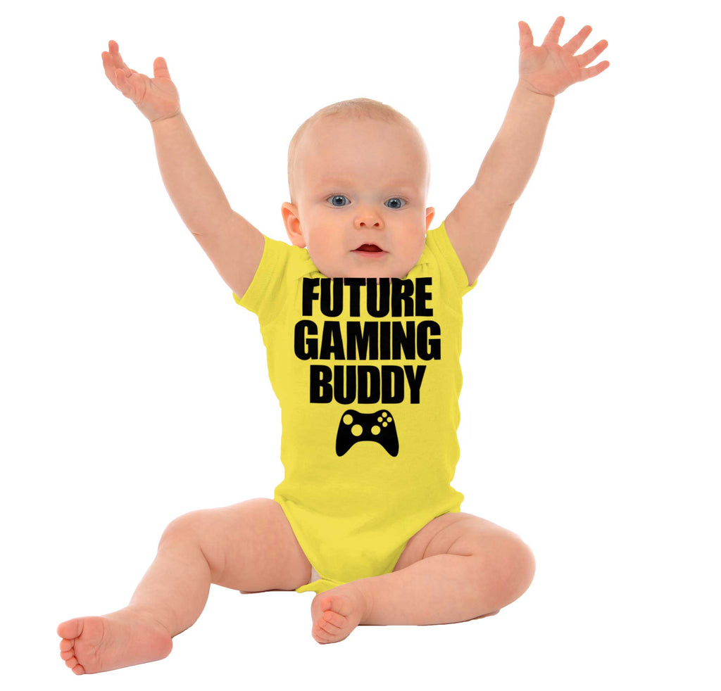 Future Gaming Buddy Romper Bodysuit-Direct To Garment Print-Brisco Baby