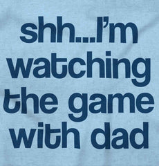 Watching the Game Romper Bodysuit-Direct To Garment Print-Brisco Baby