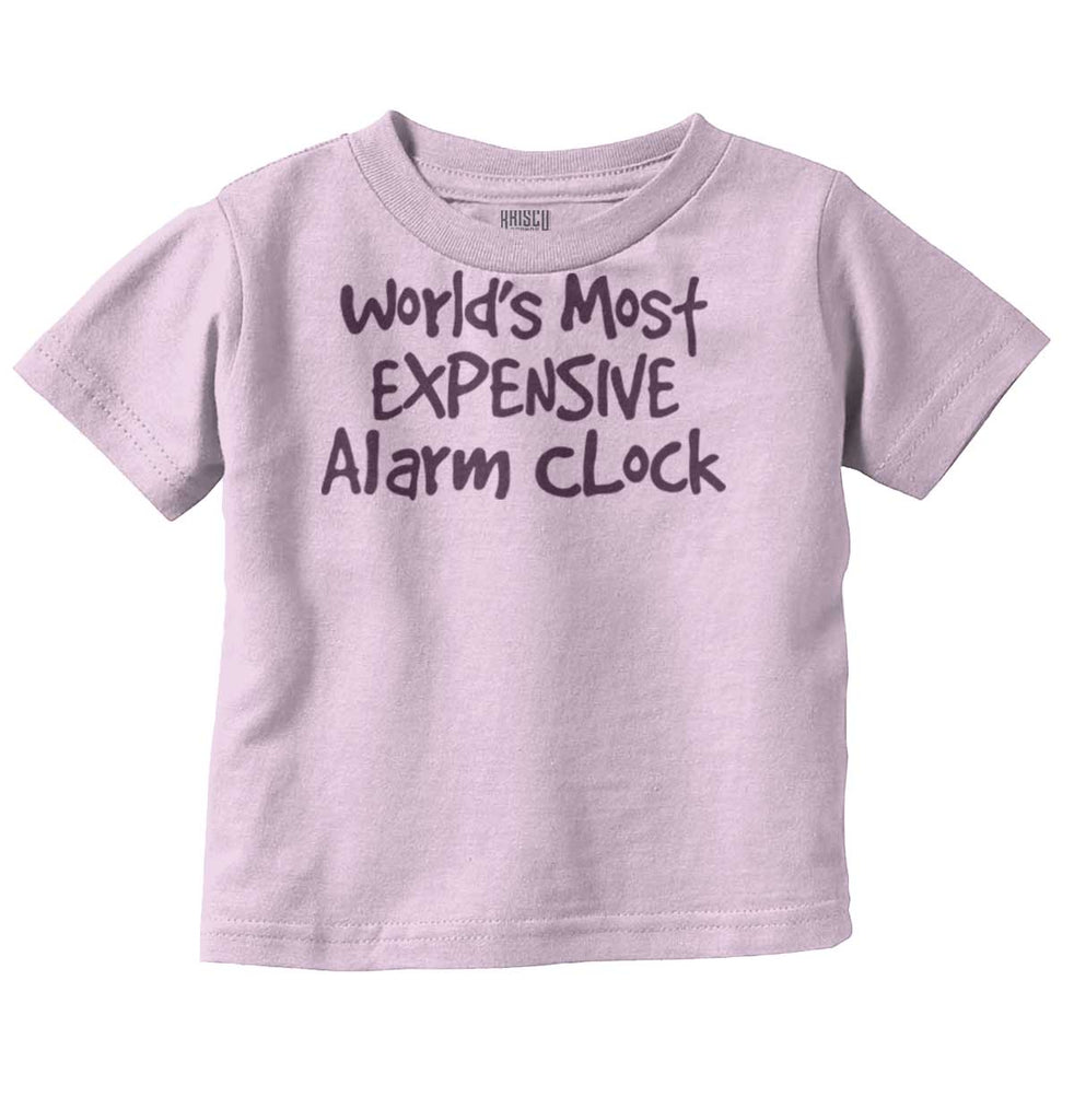 Alarm Clock Infant Toddler T Shirt-Direct To Garment Print-Brisco Baby