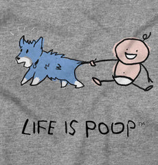 Dog Tail Romper Bodysuit-Direct To Garment Print-Brisco Baby