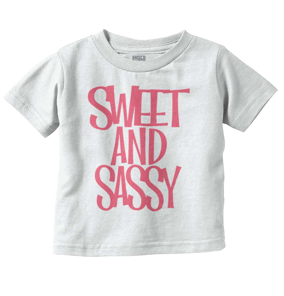 Sweet and Sassy Infant Toddler T Shirt-Direct To Garment Print-Brisco Baby