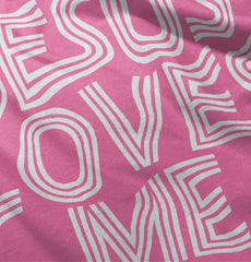 Christ Loves Me Baby Polka Dot Skirt Dress-Direct To Garment Print-Brisco Baby