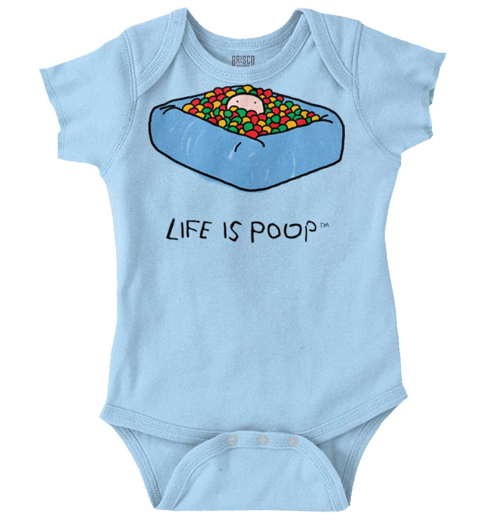 Ball Pit Romper Bodysuit-Direct To Garment Print-Brisco Baby