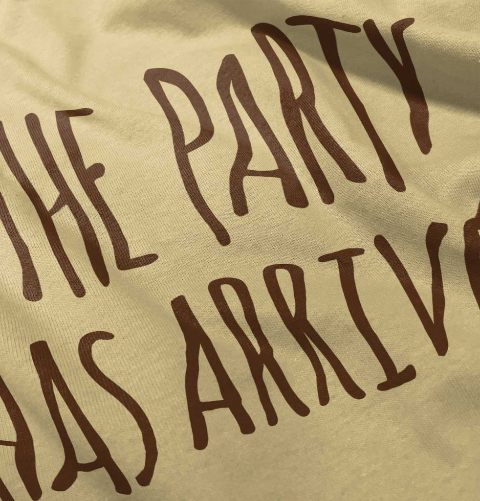 The Party Has Arrived Romper Bodysuit-Direct To Garment Print-Brisco Baby