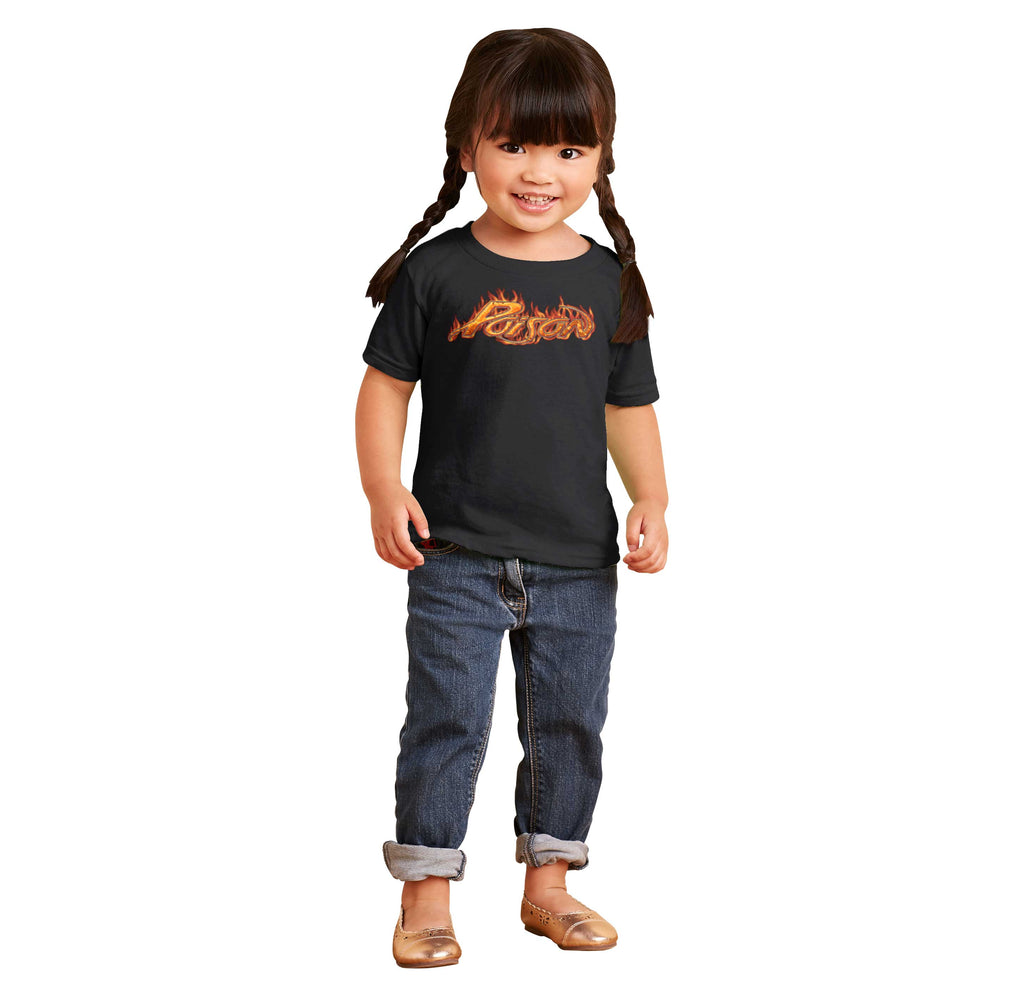 Flames Of Poison Infant Toddler T Shirt-Direct To Garment Print-Brisco Baby