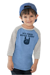 Rock Shirt Toddler Baseball-Direct To Garment Print-Brisco Baby