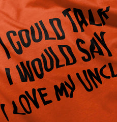 I Love My Uncle Toddler Romper Bodysuit-Direct To Garment Print-Brisco Baby