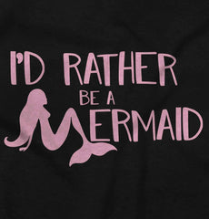 Rather Be A Mermaid Infant Baby Bib-Direct To Garment Print-Brisco Baby