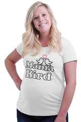 Mama Bird Maternity T-Shirt-Direct To Garment Print-Brisco Baby