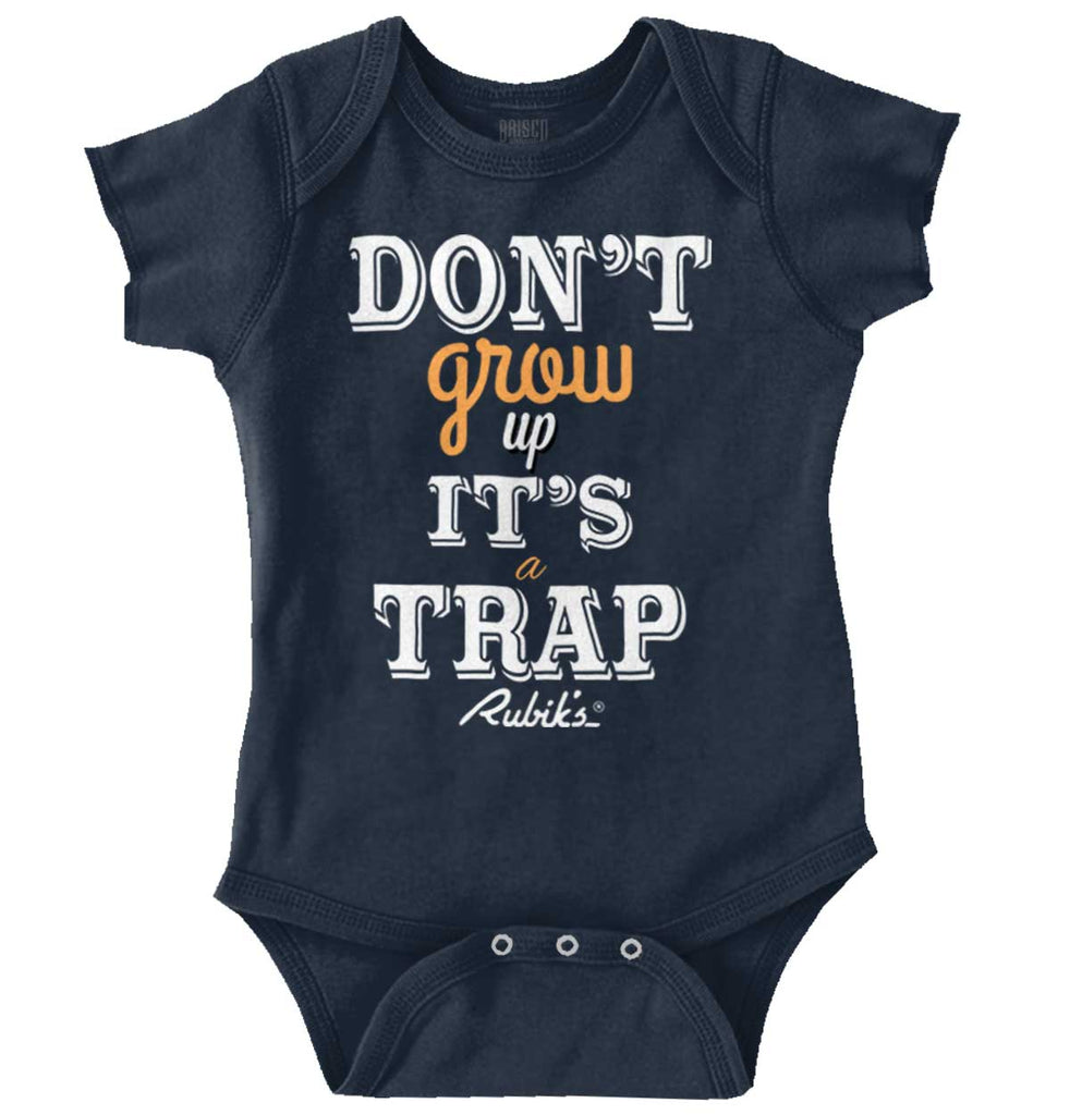Don't Grow Up Romper Bodysuit-Direct To Garment Print-Brisco Baby