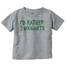 Rather Be At Hogwarts Infant Toddler T Shirt-Direct To Garment Print-Brisco Baby