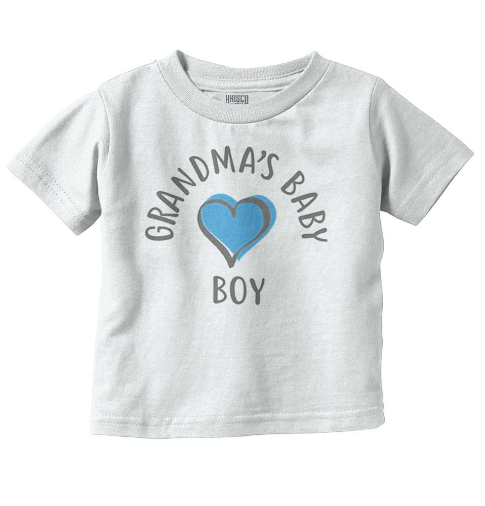 Grandma's Baby Boy Infant Toddler T Shirt-Direct To Garment Print-Brisco Baby
