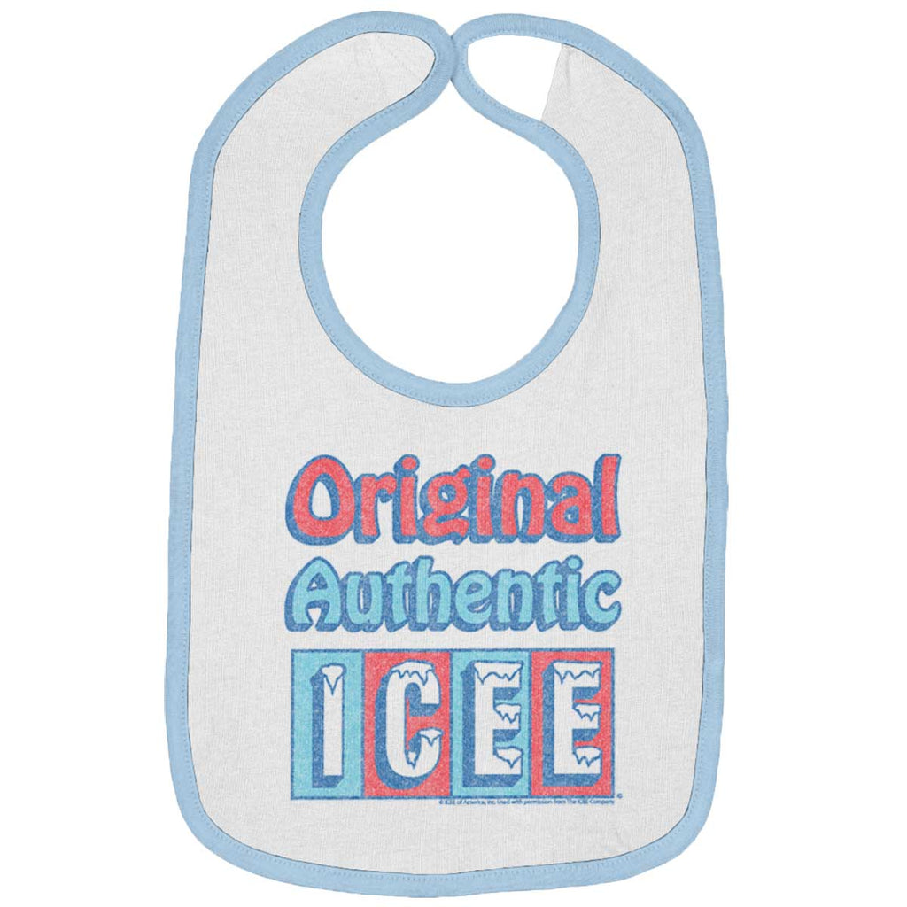 Original Authentic Trimmed Colored Velcro Bib-Direct To Garment Print-Brisco Baby