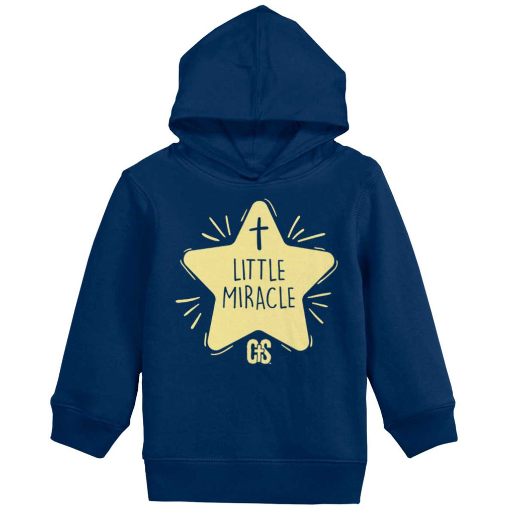 Little Miracle Toddler Pullover Hoodie-Direct To Garment Print-Brisco Baby