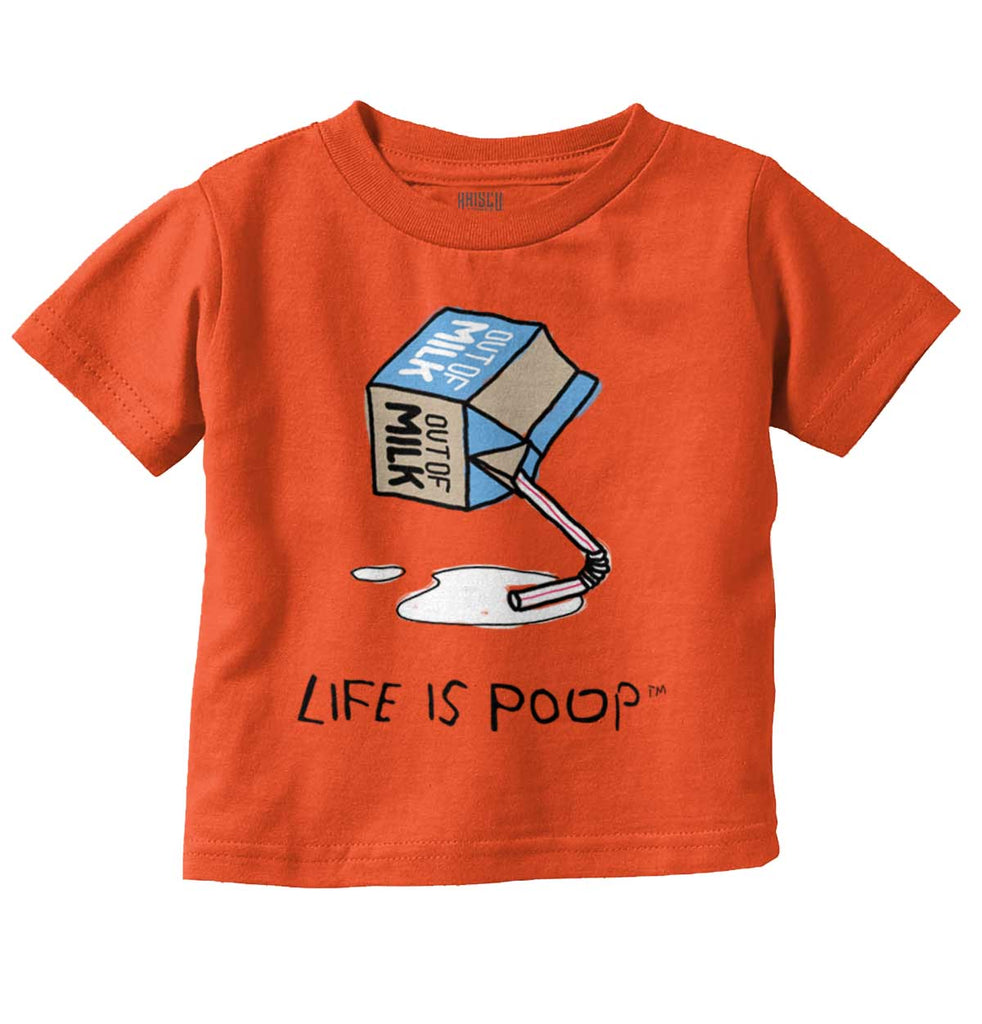 Out of Milk Infant Toddler T Shirt-Direct To Garment Print-Brisco Baby