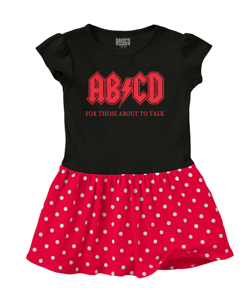 AB CD Baby Polka Dot Skirt Dress-Direct To Garment Print-Brisco Baby