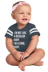 Cool Baby Football Romper Bodysuit-Direct To Garment Print-Brisco Baby