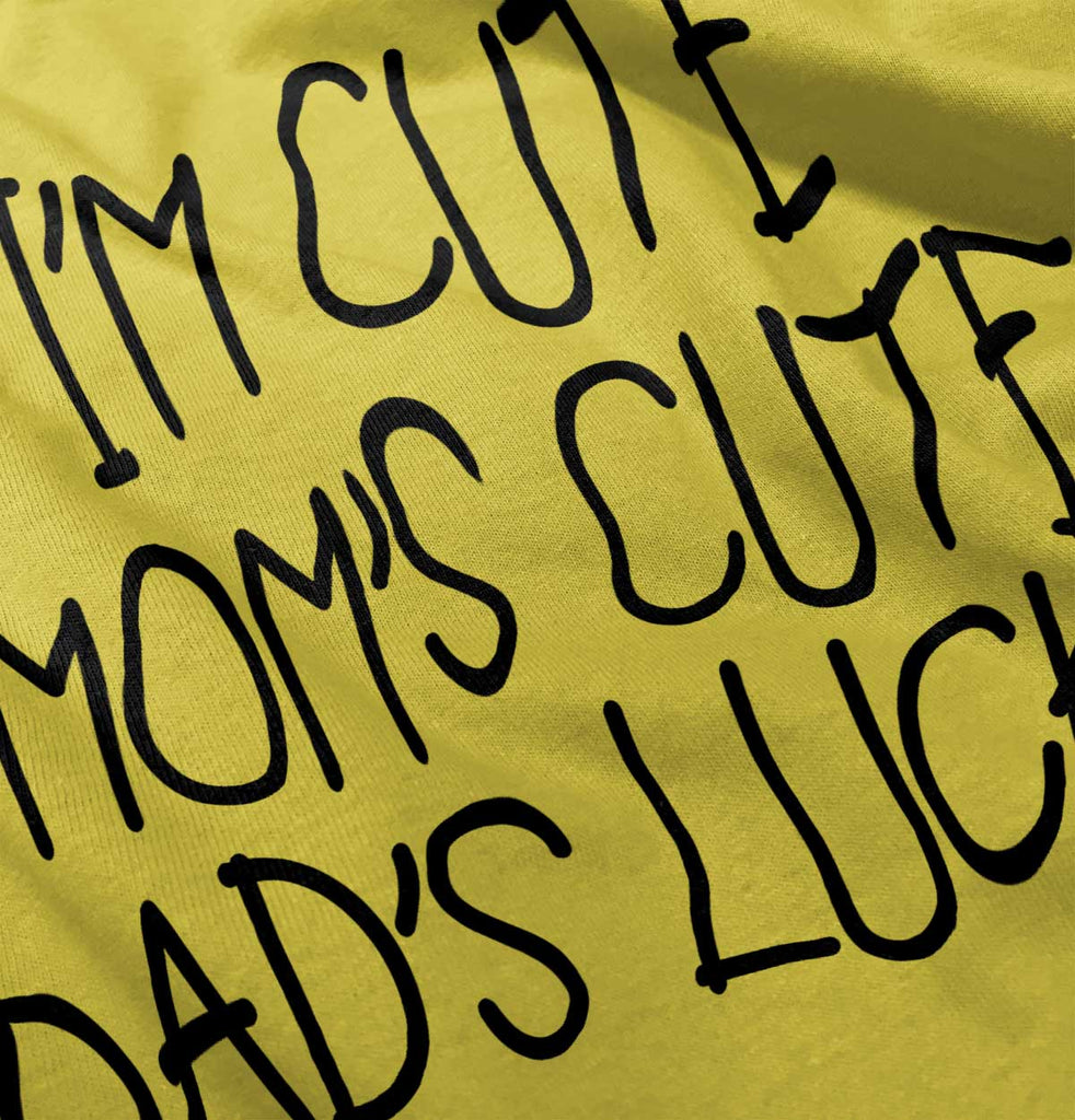 Dad's Lucky Romper Bodysuit-Direct To Garment Print-Brisco Baby