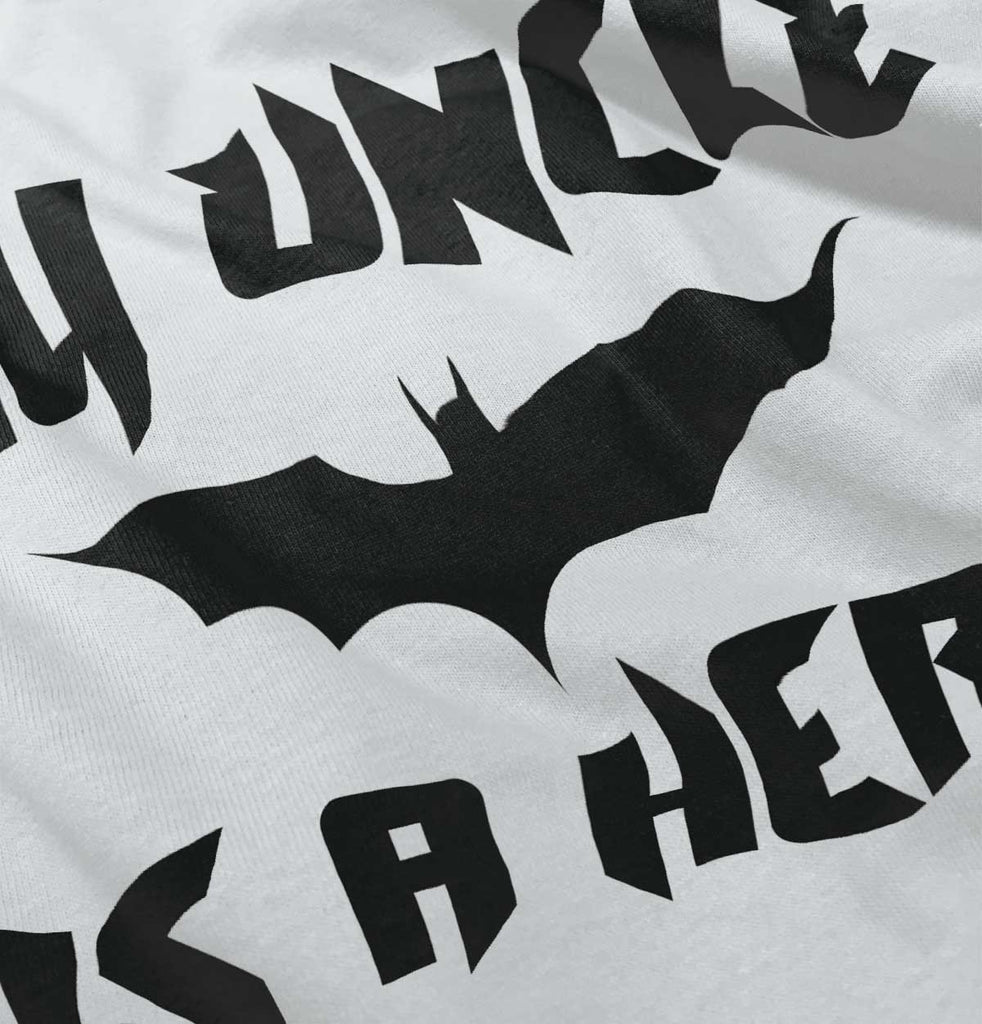 Uncle Is Bat Hero Infant Toddler T Shirt-Direct To Garment Print-Brisco Baby