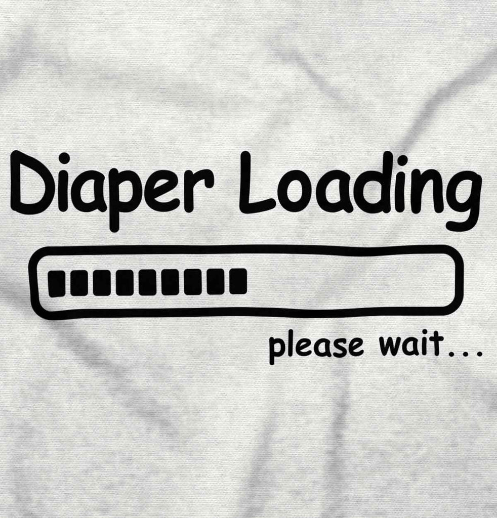 Diaper Loading Romper Bodysuit-Direct To Garment Print-Brisco Baby