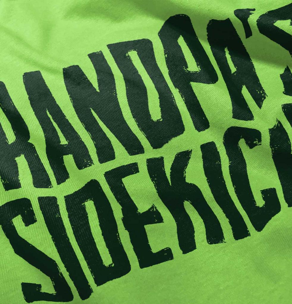 Grandpa's Sidekick Infant Toddler T Shirt-Direct To Garment Print-Brisco Baby