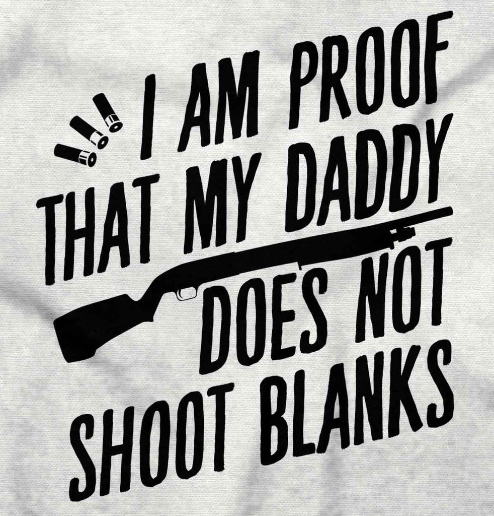 Proof Daddy Shoots Romper Bodysuit-Direct To Garment Print-Brisco Baby