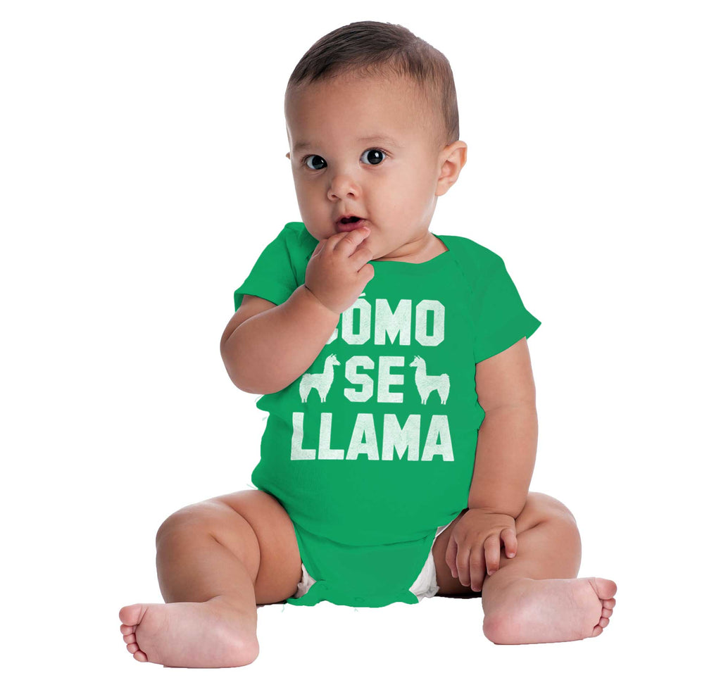 Como Se Llama Romper Bodysuit-Direct To Garment Print-Brisco Baby
