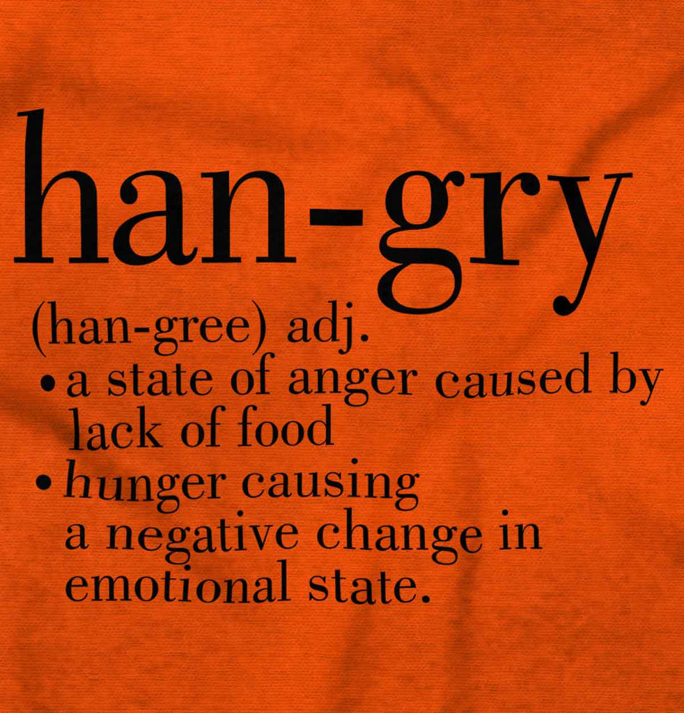 Hangry Definition Infant Toddler T Shirt-Direct To Garment Print-Brisco Baby