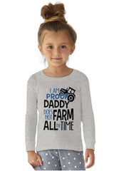 Farm All The Time Solid Baby Pajama Top-Direct To Garment Print-Brisco Baby